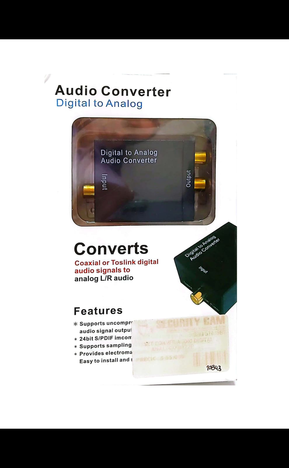 SET CONVER AUDIO DIGITAL ANALOGO 
